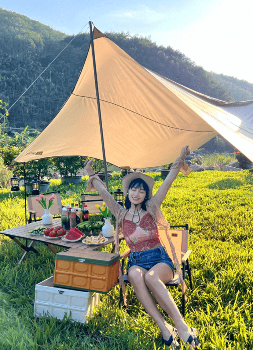 五指山红峡谷亲水露营